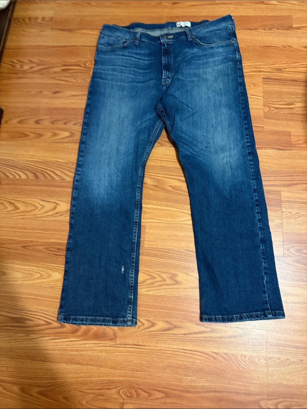 Wrangler Straight Fit Dark Blue Jeans